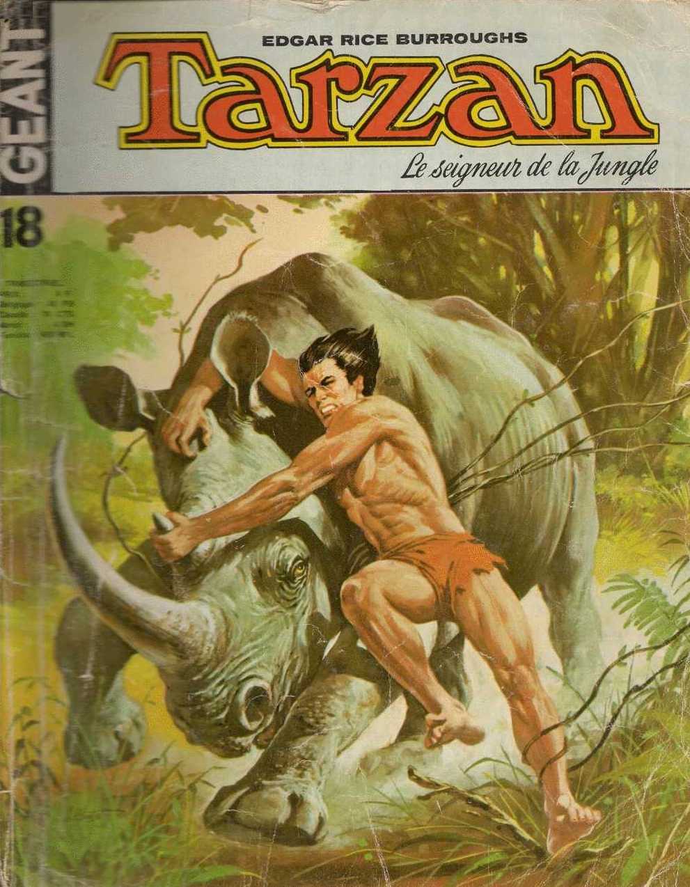 Scan de la Couverture Tarzan Gant n 18